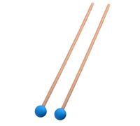 Grand Maillet de Percussion Wa08, Baguette de Tambour pour Glockenspiel | Manche en Bois D'érable, Embout en Caoutchouc Bleu, pour Garçon et Filles