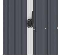 Grand MAISON &100366 Abri à bois de jardin Chalet - Abri Bûches Cabane de jardin Abri de stockage pour jardin Anthracite 245x98x159