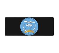 Grand Mali Tapis De Souris Avec Motif D'Écusson Military| Tapis De Bureau Couvrant Tout Le Bureau| Double Usage Pour Jeux/Bureau| Adhérence Forte| Bord Précis| Durable