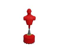 Mannequin De Frappe Rouge 175cm, Arts Martiaux Kick Boxing Boxe Mma, Entrainement Intérieur Extérieur, Sac Humanoïde Réaliste Opposant Partenaire, Frappe Ciblée, Salle De Sport [Portable & Ajustable]