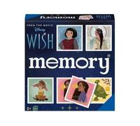 Grand Memory Wish, Asha 64 Cartes Personnages - Jeu de Paires, identic - Observation, memorisation - Set Jeu educatif et 1 Carte Animaux