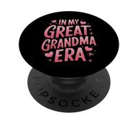 Grand-mère à l'époque de Mon arrière-Grand-mère Grandmother Hearts PopSockets PopGrip Adhésif