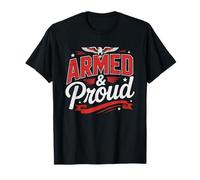 Grand-mère Armée 2e Amendement Droits Armes Fière T-Shirt