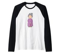 Grand-mère avec sa Canne Manche Raglan