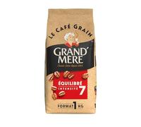 GRAND MERE CAFE GRAINS 1 KG EQUILIBRE - Intensité 7, Arabica & Robusta