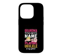 Grand-mère, C'est Mon nom Qui Joue au ukulélé, C'est ma joueuse Coque pour iPhone 14 Pro