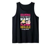 Grand-mère, C'est Mon nom Qui Joue au ukulélé, C'est ma joueuse Débardeur