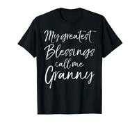 Grand-mère chrétienne Mes plus grandes bénédictions appelez-moi mamie T-Shirt
