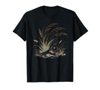Grand-Mère Côtière Vin Vue sur L'océan Vintage Illustration T-Shirt