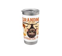 Grand-mère de la petite chauve-souris Halloween Gobelet isotherme en acier inoxydable double paroi