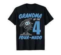 Grand-mère du garçon de 4e Anniversaire de The Four-Nado Storm Tornado T-Shirt