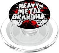 Grand-mère du Heavy Metal - Grand-mère Drôle De Métal PopSockets PopGrip pour MagSafe