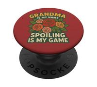 Grand-mère est Mon nom Le Spoiling est Mon Jeu PopSockets PopGrip Adhésif