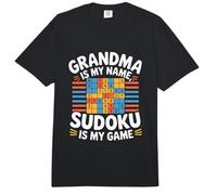 Grand-mère est Mon nom Le Sudoku est Mon Jeu Comfort Colors Adult Heavyweight T-Shirt