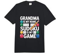 Grand-mère est Mon nom Le Sudoku est Mon Jeu Comfort Colors Adult Heavyweight T-Shirt
