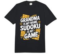 Grand-mère est Mon nom Le Sudoku est Mon Jeu Comfort Colors Adult Heavyweight T-Shirt