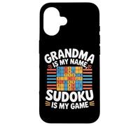 Grand-mère est Mon nom Le Sudoku est Mon Jeu Coque pour iPhone 16