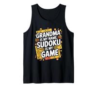 Grand-mère est Mon nom Le Sudoku est Mon Jeu Débardeur