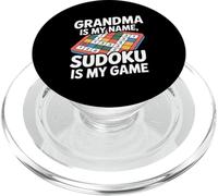 Grand-mère est Mon nom Le Sudoku est Mon Jeu PopSockets PopGrip pour MagSafe
