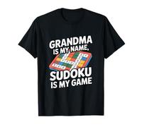 Grand-mère est Mon nom Le Sudoku est Mon Jeu T-Shirt