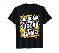 Grand-mère est Mon nom Le Sudoku est Mon Jeu T-Shirt