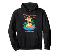 Grand-mère Flamingo Funny Grandmingo Tropical Grandma Sweat à Capuche