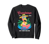 Grand-mère Flamingo Funny Grandmingo Tropical Grandma Sweatshirt