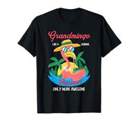 Grand-mère Flamingo Funny Grandmingo Tropical Grandma T-Shirt