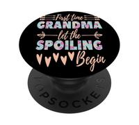 Grand-mère gâte pour la première fois PopSockets PopGrip Adhésif