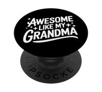 Grand-mère géniale comme Mon Grand-père PopSockets PopGrip Adhésif