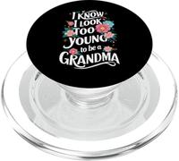 Grand-mère, Je Sais Que J'Ai l'air trop Jeune pour être Une Grand-mère PopSockets PopGrip pour MagSafe