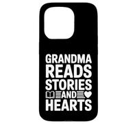 Grand-mère lit Les Histoires et Les cœurs de Nana Love Coque pour iPhone 15 Pro