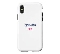 Grand mère Mamilou Amour Mamie mamilou Coque pour iPhone X/XS