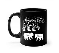 Grand-Mère Ours Tasse À Café Drôle Mug Céramique Tasse À Thé Cadeau Mignon Pour Anniversaire Noël Bureau 330 Ml