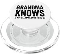 Grand-mère Sait Que Sinon Je Vais Inventer Quelque Chose de drôle, Grand-mère PopSockets PopGrip pour MagSafe