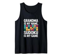 Grand-mère s'appelle Sudoku, est-ce Que Je m'amuse à Jouer Débardeur