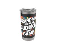 Grand-mère s'appelle Sudoku, est-ce que je m'amuse à jouer Gobelet isotherme en acier inoxydable double paroi