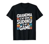 Grand-mère s'appelle Sudoku, est-ce Que Je m'amuse à Jouer T-Shirt Graphique avec Valeur