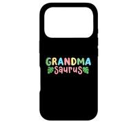 Grand-mère Saurus Kids Dinosaure Fête d'anniversaire Famille Assorti Coque pour iPhone 17 Pro