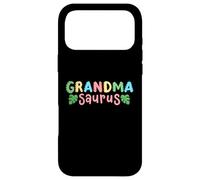 Grand-mère Saurus Kids Dinosaure Fête d'anniversaire Famille Assorti Coque pour iPhone 17 Pro Max