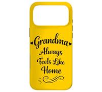 Grand-mère se Sent Toujours comme chez Elle - Grand-mère fière et aimante au Style rétro Coque pour iPhone 17 Pro Max