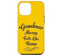 Grand-mère se Sent Toujours comme chez Elle - Grand-mère fière et aimante au Style rétro Coque pour iPhone 12 Pro Max