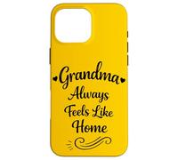Grand-mère se Sent Toujours comme chez Elle - Grand-mère fière et aimante au Style rétro Coque pour iPhone 16 Pro Max