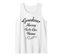 Grand-mère se Sent Toujours comme chez Elle - Grand-mère fière et aimante au Style rétro Débardeur