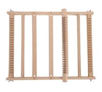 Grand métier à tisser grand cadre bois de hêtre bricolage jouet machine à tricoter tapisserie artisanale tisserand