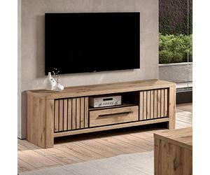 Grand meuble TV industriel 170cm SANTORINI