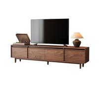Grand meuble TV pour salon avec tiroirs de rangement et gestion des câbles 180,1 cm, console TV moderne, centre de divertissement élégant pour améliorer le rangement et la nization