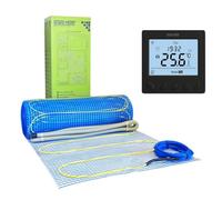 Grand Meyer Kit chauffage au sol 13 m², 170 W/m² + W390 thermostat Wi-Fi programmable