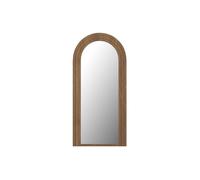 Grand miroir arche en bois d'hévéa - L. 70 x H. 150 cm - Naturel - ANSHUN