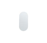 Grand miroir en verre transparent, ovale, suspendable, convient pièces humides - House Doctor, Walls - 70xP3x150 cm